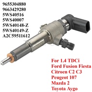 9655304880 9663429280 New Diesel Fuel Injector For Ford Fusion Fiesta 1.4 TDCi Citroen C2 C3 Peugeot