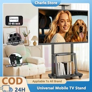 32-85 Inch Mobile TV Stand Heavy Duty Adjustable TV Stand TV Floor Stand with Wheels Pendakap TV