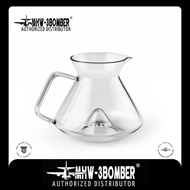 MHW-3BOMBER Hill Coffee Server – 600 ml Borosilicate Glass, Hill-Shape Design