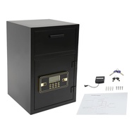 Modern Security Safe With Anti-theft Lock, Alarm System, Steel Build, Drop Box For Business And Home