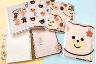 MAP BINDER NOTE LOOSE LEAF B5 26 RING PLASTIK LUCU COVER TRANSPARAN