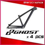 ◐ ▩ STICKER DECAL ONLY PROMAX GHOST BIKE FRAME BRAND
