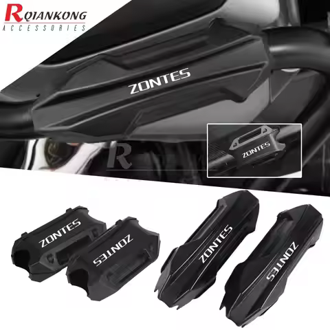 Moto Engine Guard Protector 25mm Bumper Block For Zontes 125 310 350 t310 230 N2 310X 310M ZT310R ZT