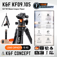ขาตั้งกล้อง K&F Concept รุ่น K&F KF09.105 Professional Camera Tripod Horizontal Aluminium Tripods (พ