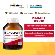 [SG] Blackmores Vitamin E 1000 IU Cholesterol Health, 100 Capsules