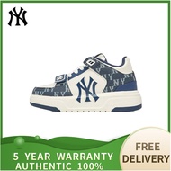 （Genuine Special）MLB NY Chunky Liner Classic Monogram Men's and Women's Canvas Shoe รองเท้าผ้าใบ 3ASXCDN3N-50NYD- 5 year warranty