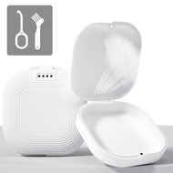 Retainer Case, Slim Aligner Case with Vent Holes, Compatible with Invisalign, Mouth Guard Case, Cute