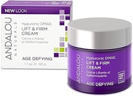 Andalou Naturals Hyaluronic DMAE Lift and Firm Cream, 1.7 Ounce (Pack of 2)