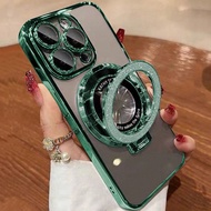 1pc Electroplated Stand TPU Phone Case For 15 ProMax/16 Promax/16 Pro/14 Promax/14 Pro/13 Promax/16 