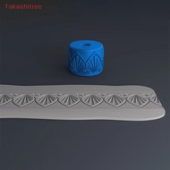 (Takashitree) Clay Stamp Roller Geometric Flower Patterns Relief Rolling Tool Ceramic Clay Texture W