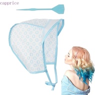 CAPPRICE Hair Highlighting Cap, With Plastic Crochet Hook Reusable Hair Coloring Cap,  Blue Hair Dyi