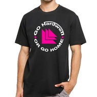 Baju-T Rave Go Hardwell or Go Home Reveal T-Shirt DJ EDM Clubbing Muzik Disk Jockey DJ Streetwear