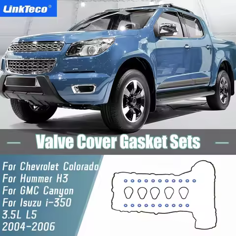 Valve Cover Gasket Set Fit for Isuzu i-350 Chevrolet Colorado for Hummer H3 GMC Canyon 3.5L L5 2004-