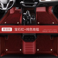 23 Model Year Full Coverage Carpet Floor Mats for Porsche Cayenne Coupe Panamera Macan 718 Taycan Cu