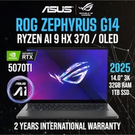 (LOCAL) 2025 ASUS ROG ZEPHYRUS G14 | AI 9 HX 370 | RTX 5070Ti | 14" 3K OLED | 32GB Ram & 1TB SSD | G