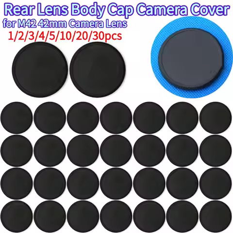 Rear Lens Body Cap Camera Cover Set Dust Screw Mount for Protection Rear Lens Cap Replacement for M4