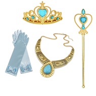 ZZOOI Girls Jasmine Dress Arabian Princess Costume Kids Birthday Party Christmas Fancy Dress Hallowe