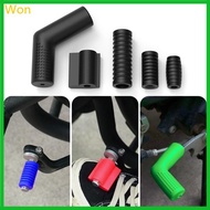 Won Motorcycle Rubber Shifter Lever Gear Cover Shifter Shoe Protector Foot Peg Cover