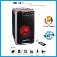 Ricson Multimedia Speaker RS-808A Bluetooth USB SD card FM Radio