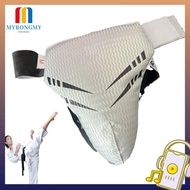 MYRONGMY Groin Guard, PU Leather Thickening Groin Cup,  Polyester Cloth Groin Protection Gear