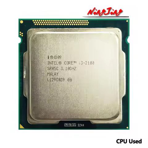 Intel Core i3-2100 i3 2100 3.1 GHz Used Dual-Core CPU 3M 65W LGA 1155