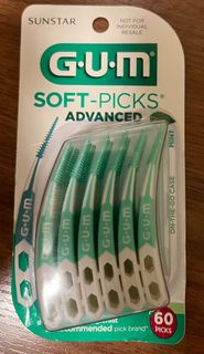 Sunstar GUM Soft Picks 牙科護理用牙線/牙籤/牙縫刷 60個