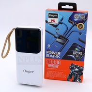 Ouger P5 Powerbank Ouger รุ่น P5 พร้อมสายชาร์จในตัวเดียว พาวเวอร์แบงค์ 10000mAh จอLED แบตสํารอง ชาร์