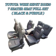 🇯🇵🇯🇵 7 Seater Car Seat / Kusyen Kereta Toyota Wish Sepet ZGE20 09-17 7 Seater Car Seat / Kusyen Kere