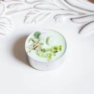 心輪脈輪能量蠟燭 天然大豆精油蠟燭 茶蠟款 單顆