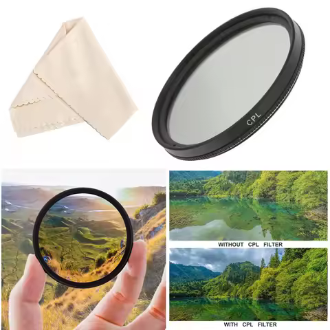 Circular Polarizing CPL Filter 37 39 40.5 43 46 49 52 55 58 62 67 72 77 mm for Nikon Canon Sony Fuji