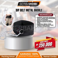 Weightlift training gym belt Quality metal Buckle dip belt/