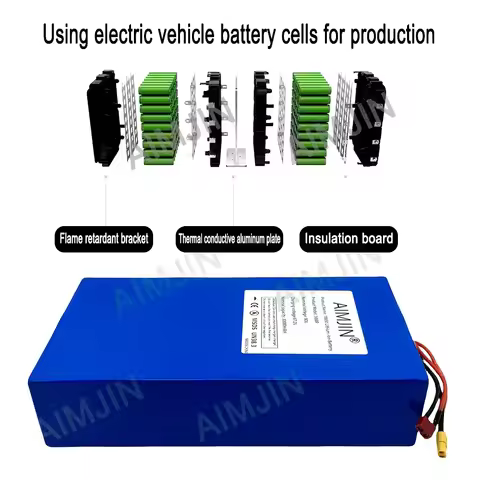 2026 NEW 60V 30Ah battery 16S8P 3000W 67.2V lithium battery with built-in BMS high-power lithium-ion