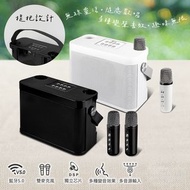 手提式雙人對唱行動KTV藍牙喇叭無線麥克風組