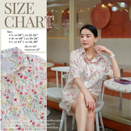 LAYLA งานตัดน่ารักๆ ค่า ชุดเซตผ้าปักฉลุลายดอกน่ารักๆ เสื้อเป็นเชิ้ตทรงโอเวอร์ไซส์ CARDIGAN_NISTA