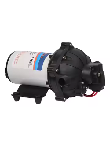 24V Water Pressure Diaphragm Pump 5-Chamber Self-Priming Pump 5.5GPM Water Transfer Pump 70PSI with 
