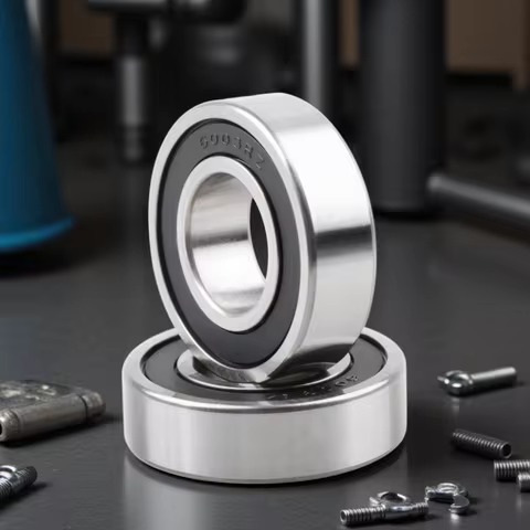 1PCS Rubber Sealed Deep Groove Ball Bearing Miniature Bearing6000 6001 6002 6003 6004 6005 6006 6007