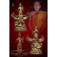 周冠乌当 2564年 拉胡骑鹰 小立尊 非常稀有 混合金属材质 Ck Udom Wat Tham Watthana Mongkhon