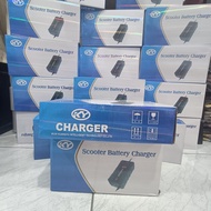 CHARGER SEPEDA LISTRIK EXOTIC/PACIFIC/KY UNIVERSAL 48V-12/20AH - ORIGINAL 100%