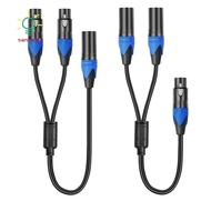 Microphone Splitter Cord Mic Cable 1 XLR Male to2 XLR Female Microphone Splitter Microphone Splitter
