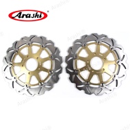 HBGER Arashi ชุดละ320/240มม. HAYABUSA GSX R 1300 1999-2007 CNC โรเตอร์จานเบรคหน้าสำหรับ SUZUKI GSX-R