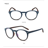 JN IMPRESSION Anti-blue light Round Reading Glasses Retro Mens And Womens Reading Glasses+1.00 +1.50