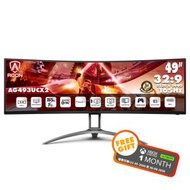 AOC AGON 49" 32:9 Dual QHD VA 165Hz 曲面電競顯示器 AG493UCX2