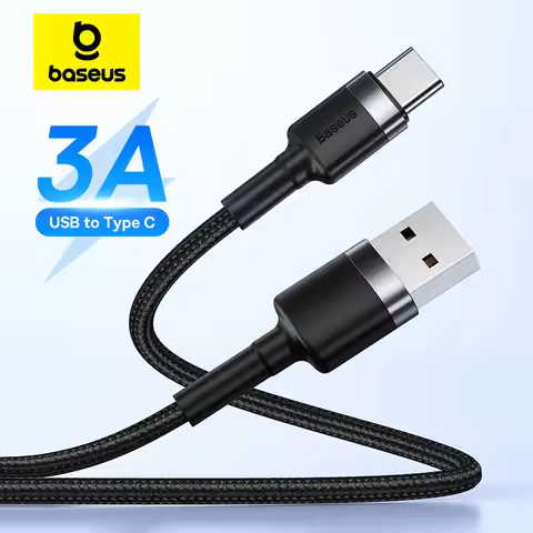 Baseus Fast Charging USB Type C Cable for Samsung S10 S9 Quick Charge 3.0 Cable USB C for Huawei P30