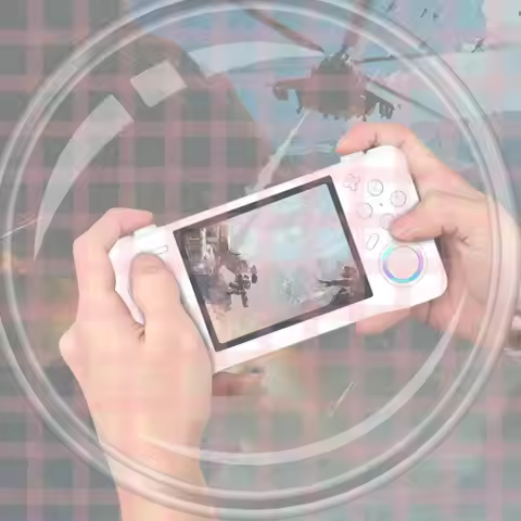 XF35H Retro Handheld Game Console 3.5-inch IPS Screen Video Game Console RGB Portable Wifi Pocket Ga