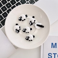 Lamb Hair Clip Black White Ring Sheep Baa Duckbill Girl Children Ball