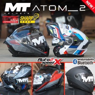 MT ATOM 2 SV Helmet Chin Lift 2-Layer Glasses