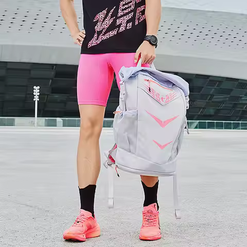 QIAODAN Feiying Sports Backpack Large Capacity Men's and Women's 2024 Summer New Comfortable Commuti