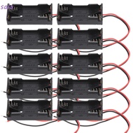 SAIA 10Pcs 2× 1.5V AAA Battery Holder, 2× 1.5V AAA 3× 1.5V AAA 3× 1.5V AAA Battery Holder, Holder wi