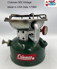 เตาน้ำมัน Vintage Coleman Stove รุ่น 502-700 made in USA ผลิต 1/1964