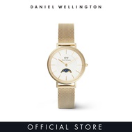 [2 years warranty] Daniel Wellington Petite Lune 32mm Evergold Gold White - Moonphase Dial นาฬิกา ผู